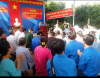 Công đoàn cơ sở xã Truông Mít phối hợp làm công tác dân vận năm 2019