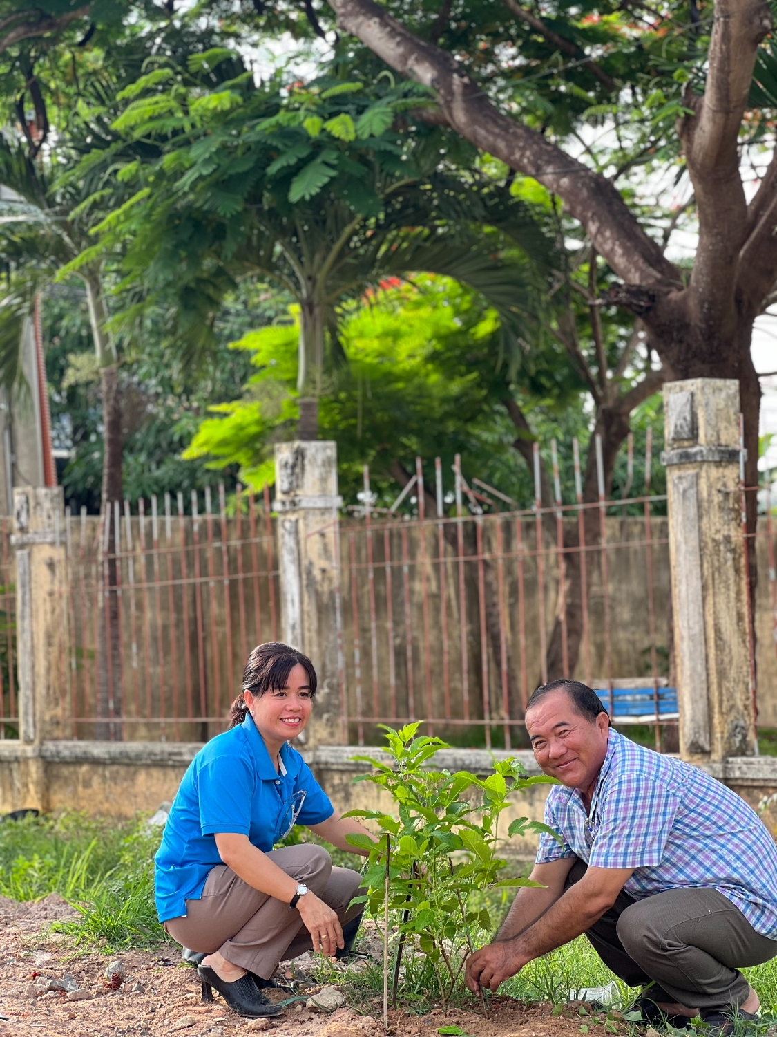 CĐCS XÃ BÀU NĂNG PHỐI HỢP TỔ CHỨC HOẠT ĐỘNG HƯỞNG ỨNG MÀY MÔI TRƯƠNG THẾ GIỚI