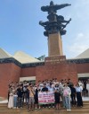 CÔNG ĐOÀN TRƯỜNG THCS TRUÔNG MÍT PHỐI HỢP VỚI  NHÀ TRƯỜNG TỔ CHỨC CHO CÁN BỘ, GIÁO VIÊN, NHÂN VIÊN VÀ HỌC SINH THAM QUAN VỀ NGUỒN
