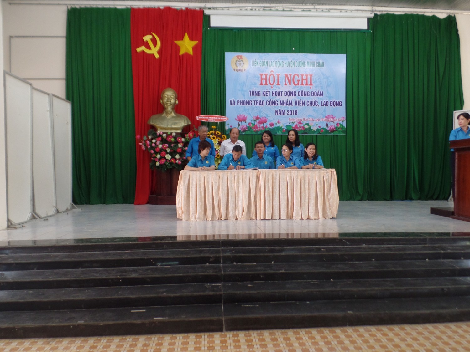 Tổng kết phong trào CNVCLĐ và hoạt động Công đoàn huyện Dương Minh Châu năm 2018